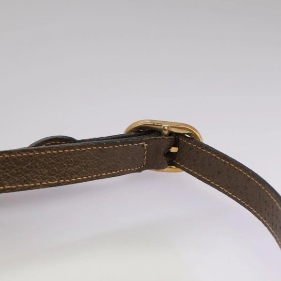 GUCCI Web Sherry Line GG Supreme Shoulder Bag PVC Beige Red Green Auth mr832 - Picture 9 of 16